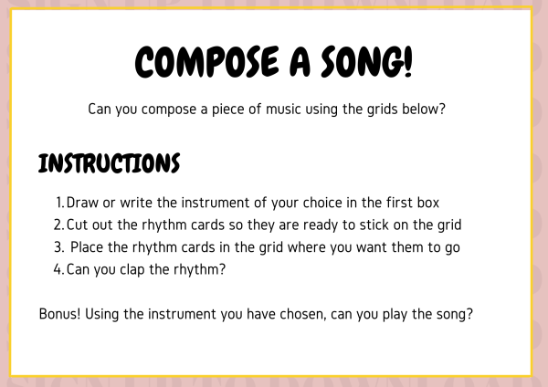 Compose A Song - Cut And Stick