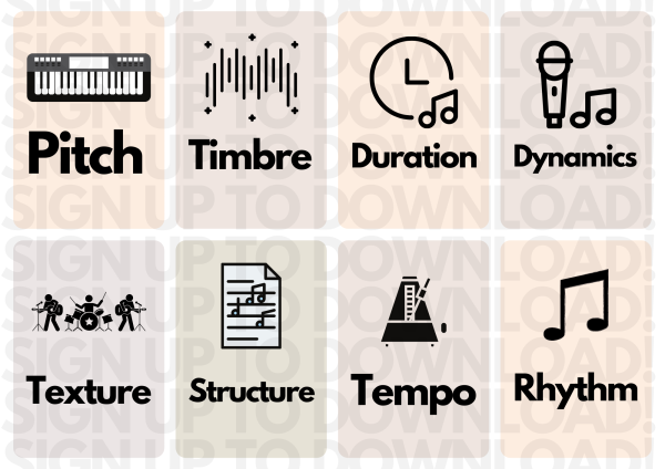 Musical Vocabulary Flashcards