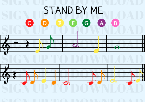 Easy Boomwhacker Music - Stand By Me