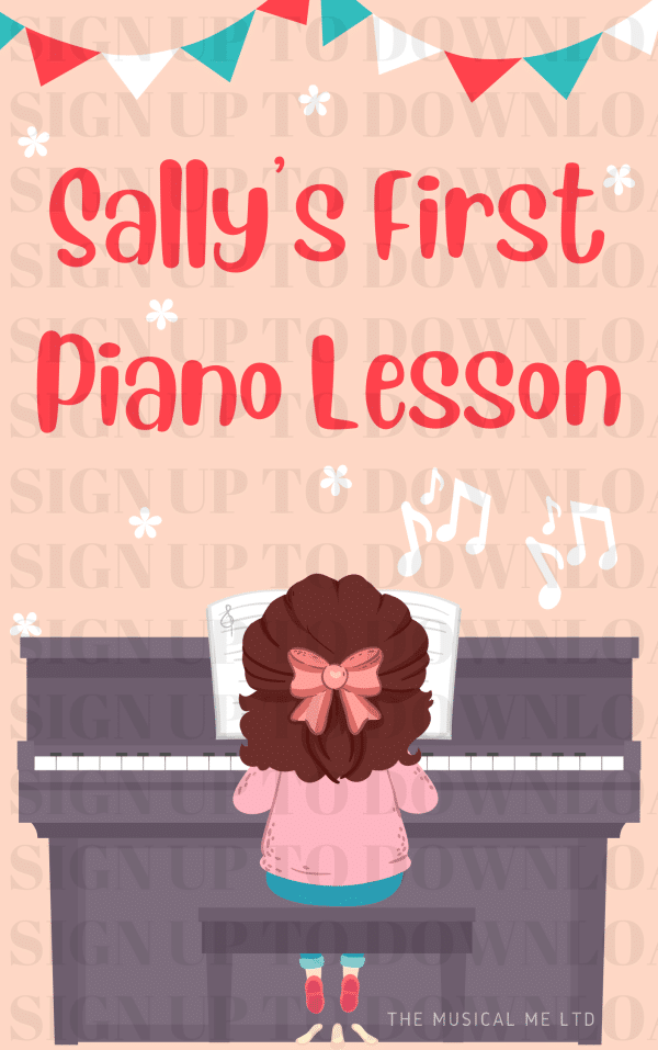 Sally's First Piano Lesson - A KS1 Story