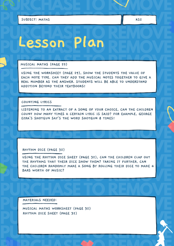 Cross-Curricular Lesson Plan Pack