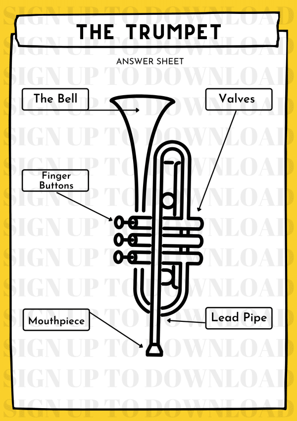 The Trumpet Components - Worksheet