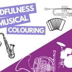Musical Mindfulness Colouring Worksheet