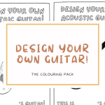 Design Your Own Guitar – Colouring Activity