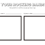 Draw A Band Logo – Worksheet Activity