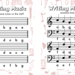 Writing Music Notation – Worksheet