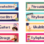 Classroom Decor – Music Labels Pack