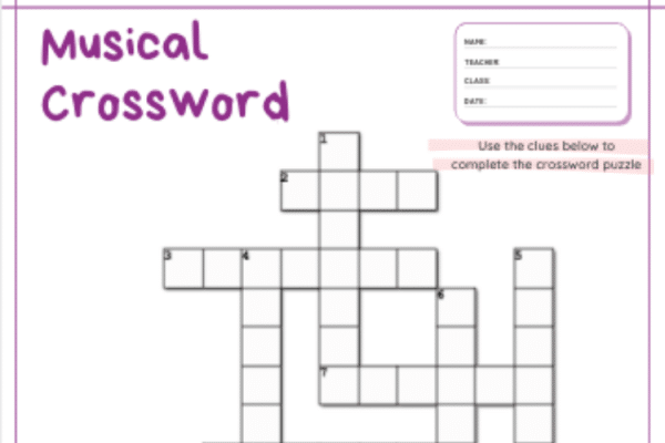 A Selection Of Musical Crosswords