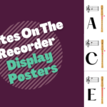 Notes On The Recorder – Display Posters
