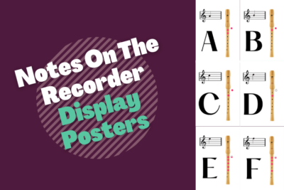 Notes On The Recorder - Display Posters