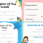 Rockstar Of The Week – Certificate Pack