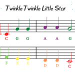 Boomwhacker Sheet Music – Twinkle Twinkle Little Star