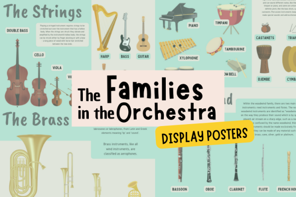 The Instrument Families - Display Visual Aids