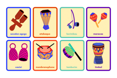 World Music Instruments - Flash Cards