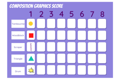 Using A Graphics Score - Composition Worksheet