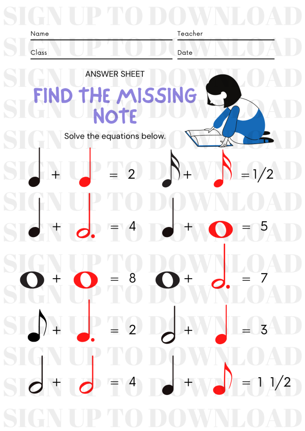 Find The Missing Note!