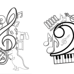 Music Colouring Worksheets