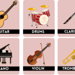 Musical Instrument Flash Cards