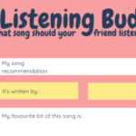 My Listening Buddy – Reflection Worksheet