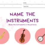 Name The Instruments – Worksheet