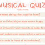 Music Quiz – (Including Answer Sheet)