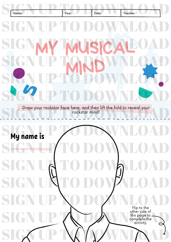 My Musical Mind - Reflection Activity