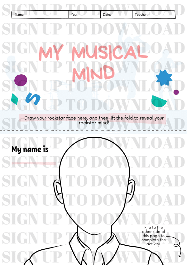 My Musical Mind - Reflection Activity