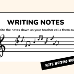 Notes On A Stave – Worksheet