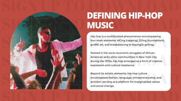 Let's Learn About Hip Hop Music!