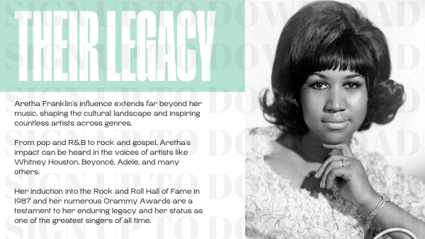 Let's Learn About Aretha Franklin!